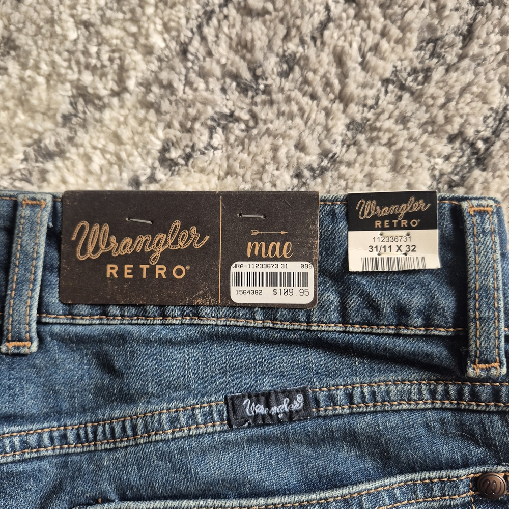 Wrangler Retro Women's Blue Flare Jeans